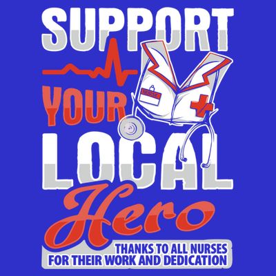 Rn Nurse Hero Design For Registered Nurse Support Gift T-Shirt
