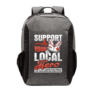Rn Nurse Hero Design For Registered Nurse Support Gift Vector Backpack