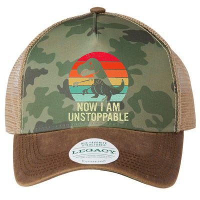 Retro Now I Am Unstoppable Legacy Tie Dye Trucker Hat