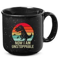 Retro Now I Am Unstoppable 15oz Campfire Ceramic Mug