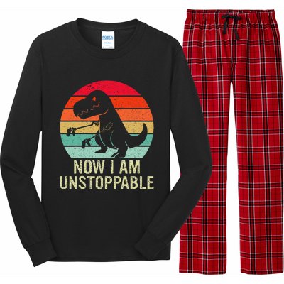 Retro Now I Am Unstoppable Long Sleeve Pajama Set