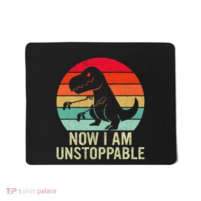 Retro Now I Am Unstoppable Mousepad