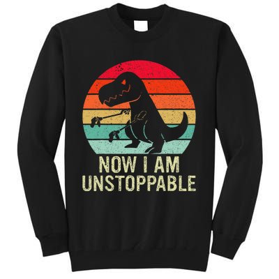 Retro Now I Am Unstoppable Tall Sweatshirt