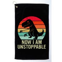 Retro Now I Am Unstoppable Golf Towel