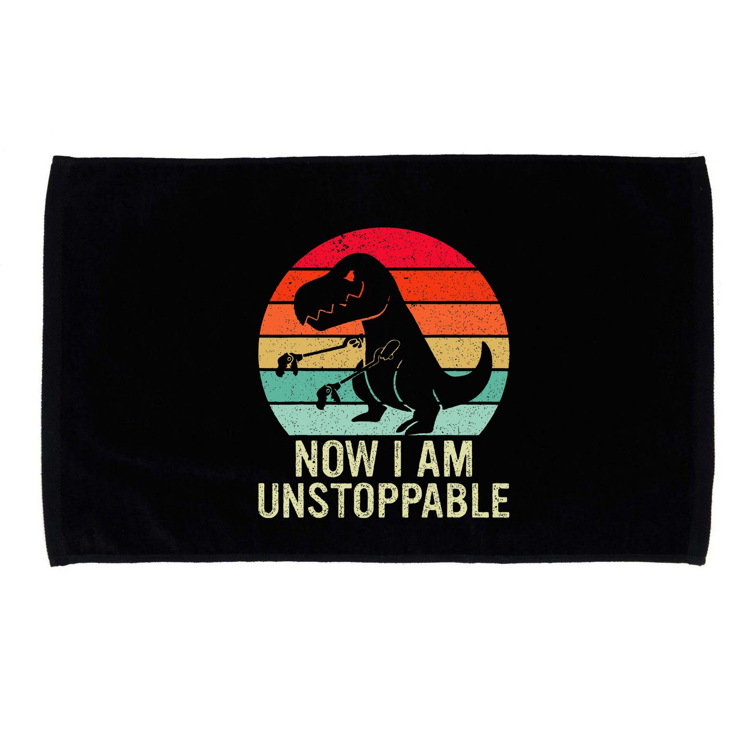Retro Now I Am Unstoppable Microfiber Hand Towel