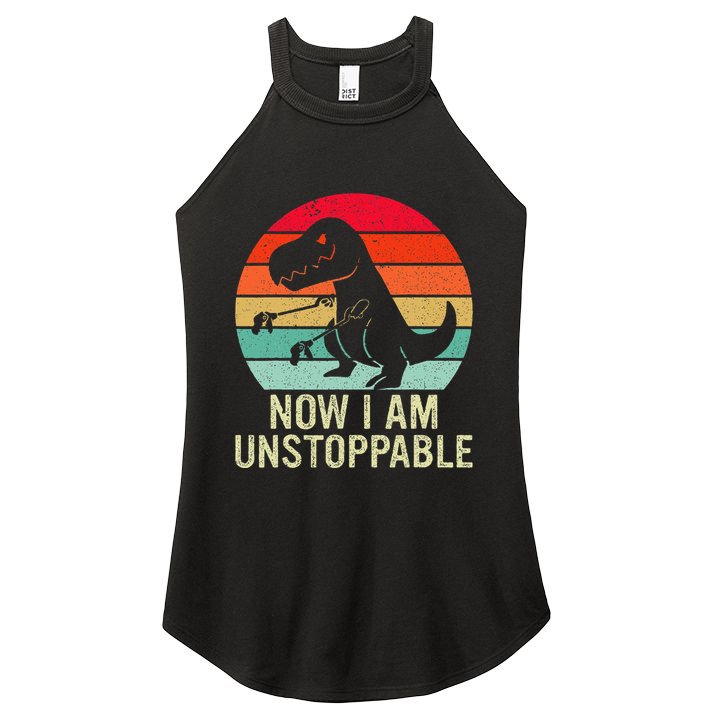 Retro Now I Am Unstoppable Women's Perfect Tri Rocker Tank