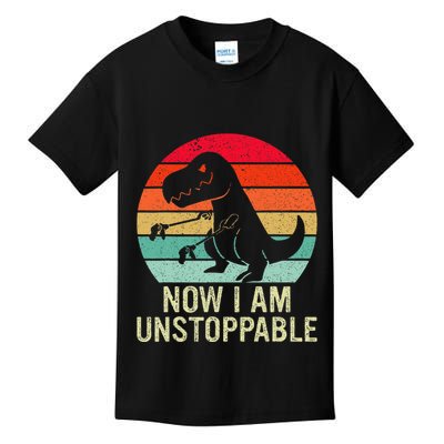 Retro Now I Am Unstoppable Kids T-Shirt