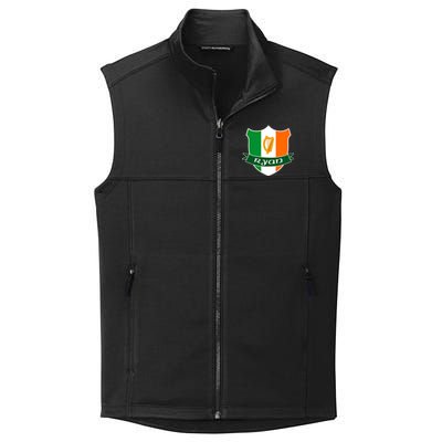 Ryan Name Irish Gift Irish Flag Harp Crest Collective Smooth Fleece Vest