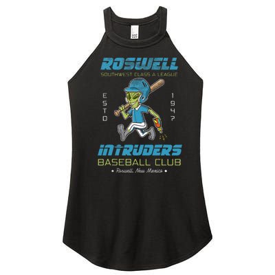 Roswell NM Intruders Minor League Retro Baseball Team Women’s Perfect Tri Rocker Tank