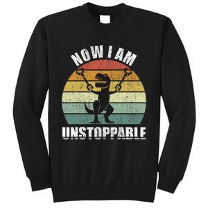 Retro Now I Am Unstoppable Funny Tall Sweatshirt