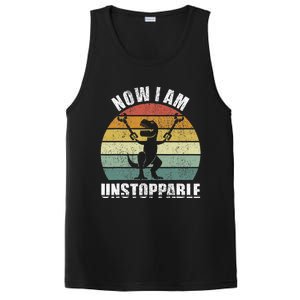 Retro Now I Am Unstoppable Funny PosiCharge Competitor Tank