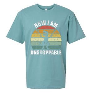 Retro Now I Am Unstoppable Funny Sueded Cloud Jersey T-Shirt