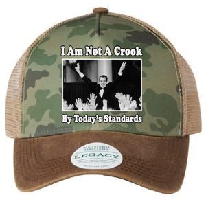 Richard Nixon I Am Not A Crook By Today&X27;S Standards Political Meme Legacy Tie Dye Trucker Hat