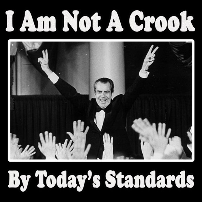 Richard Nixon I Am Not A Crook By Today&X27;S Standards Political Meme Short Acrylic Beanie