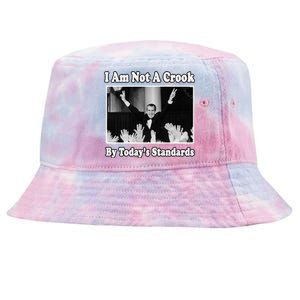 Richard Nixon I Am Not A Crook By Today&X27;S Standards Political Meme Tie-Dyed Bucket Hat