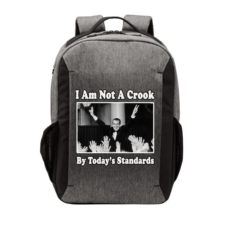 Richard Nixon I Am Not A Crook By Today&X27;S Standards Political Meme Vector Backpack