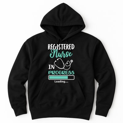 Registered Nurse In Progress Loading Training Student Hoodie