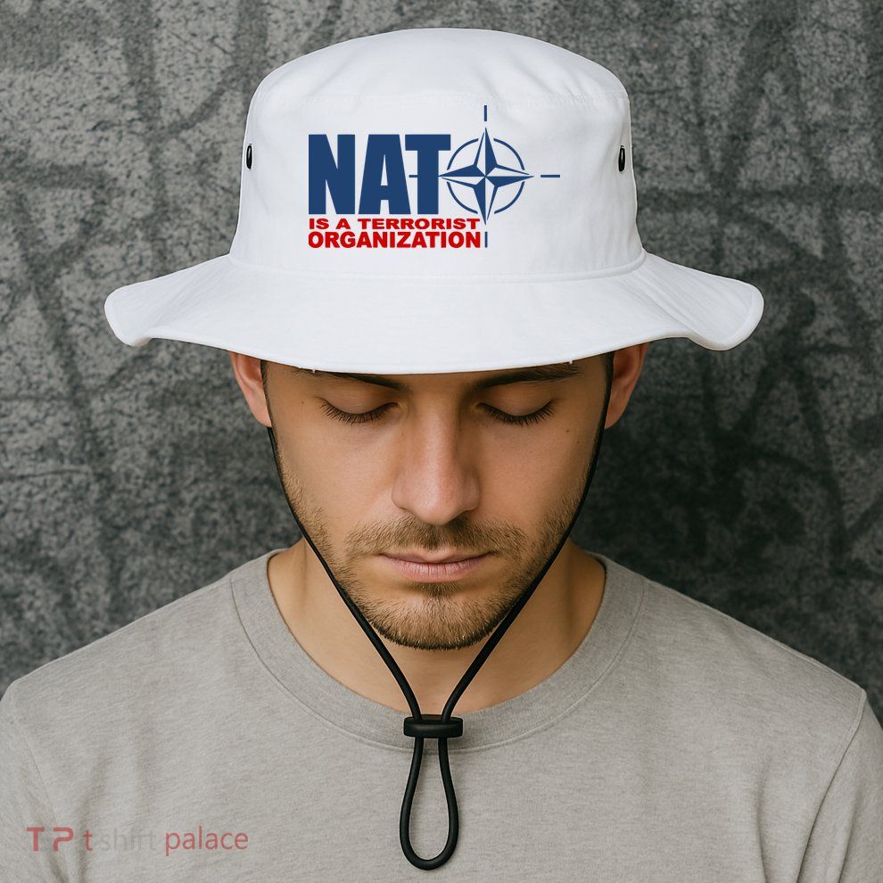 Revblacknetwork Nato Is A Terrorist Organization Bucket Hat