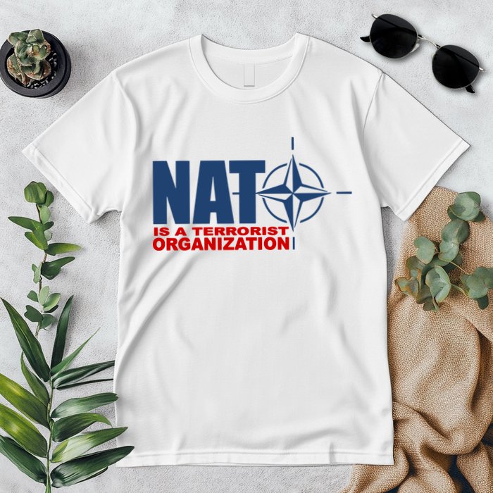 Revblacknetwork Nato Is A Terrorist Organization Premium T-Shirt