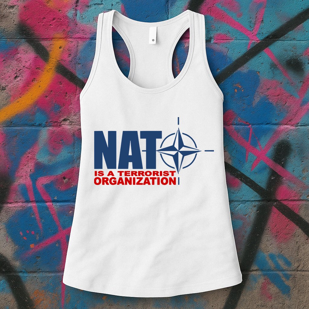 Revblacknetwork Nato Is A Terrorist Organization Womens Tank Top