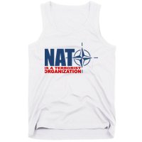 Revblacknetwork Nato Is A Terrorist Organization Tank Top