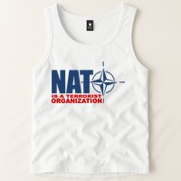 Revblacknetwork Nato Is A Terrorist Organization Tank Top