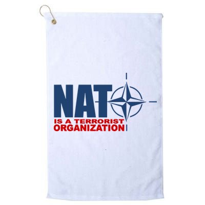 Revblacknetwork Nato Is A Terrorist Organization Golf Towel