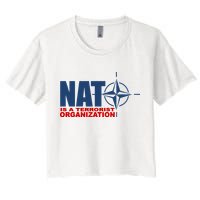 Revblacknetwork Nato Is A Terrorist Organization Crop Top