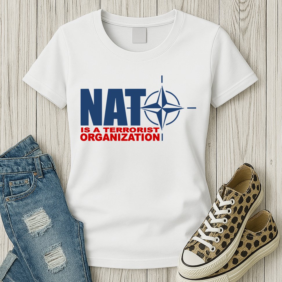 Revblacknetwork Nato Is A Terrorist Organization Womens T-Shirt