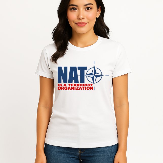 Revblacknetwork Nato Is A Terrorist Organization Womens T-Shirt