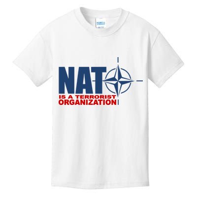 Revblacknetwork Nato Is A Terrorist Organization Kids T-Shirt