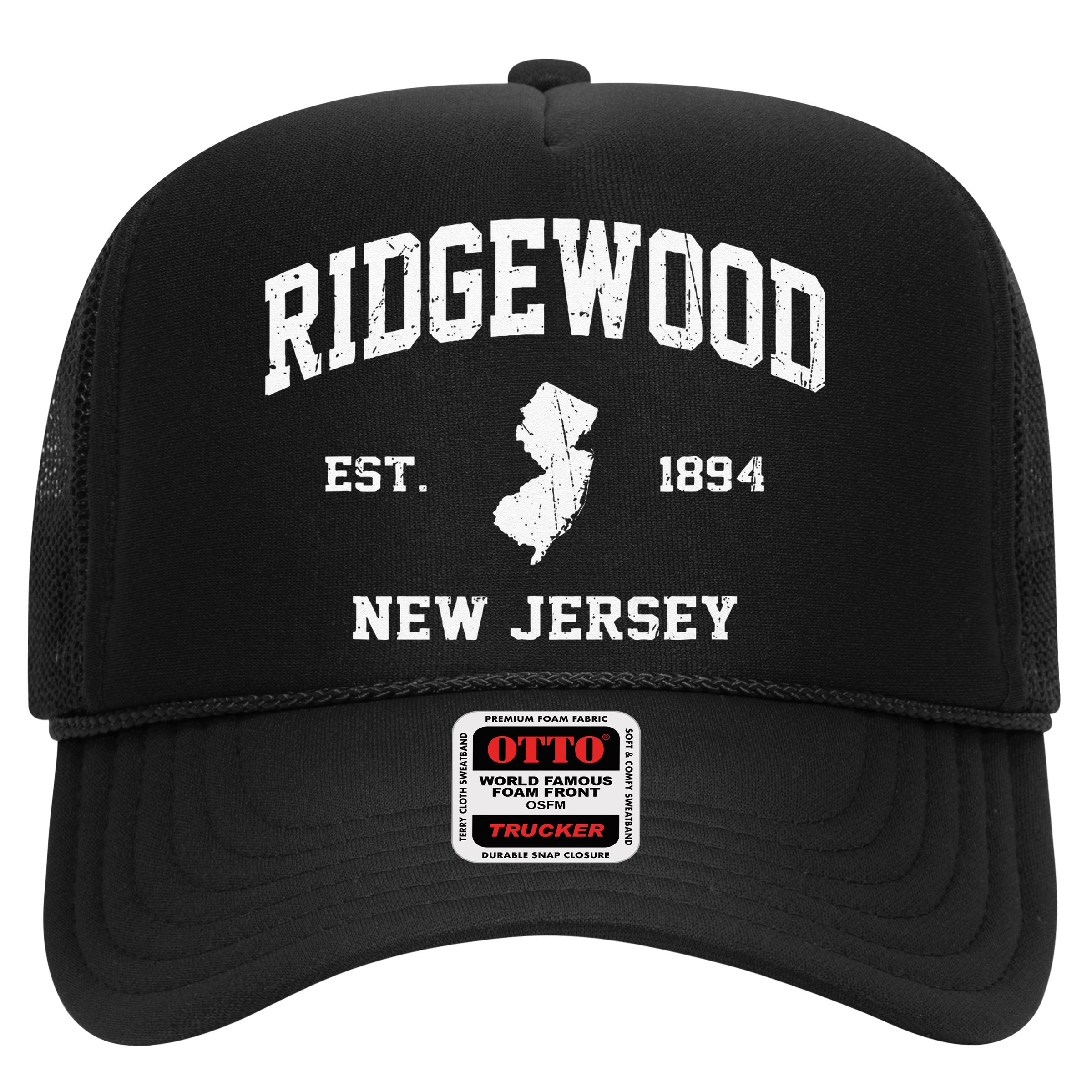 Ridgewood New Jersey NJ Vintage State Athletic Style Hat