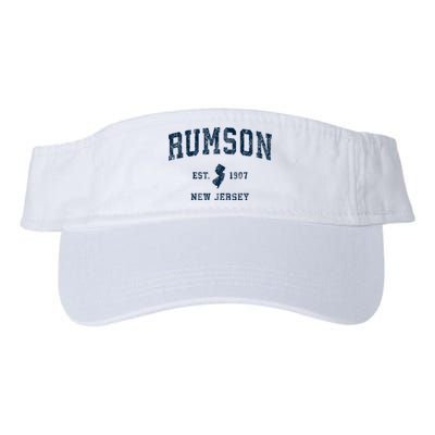 Rumson New Jersey Nj Vintage Sports Valucap Bio-Washed Visor