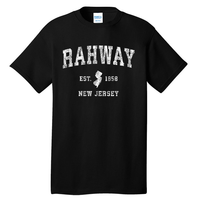 Rahway New Jersey Nj Vintage Athletic Sports Tall T-Shirt