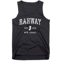 Rahway New Jersey Nj Vintage Athletic Sports Tank Top