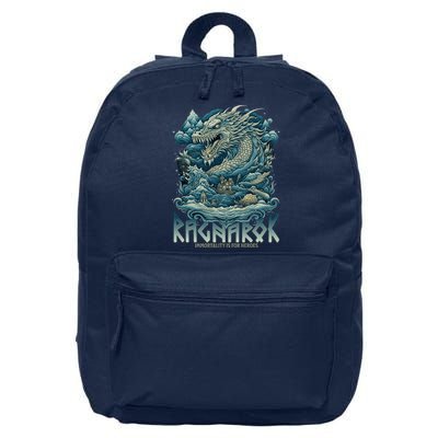 Ragnarok Norse Jörmungandr Viking Valhalla 16 in Basic Backpack