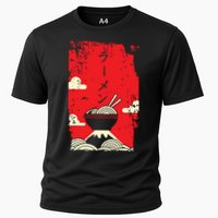 Ramen Noodles Japanese Art Cooling Performance Crew T-Shirt