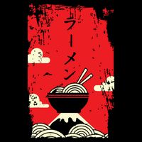Ramen Noodles Japanese Art Cooling Performance Crew T-Shirt