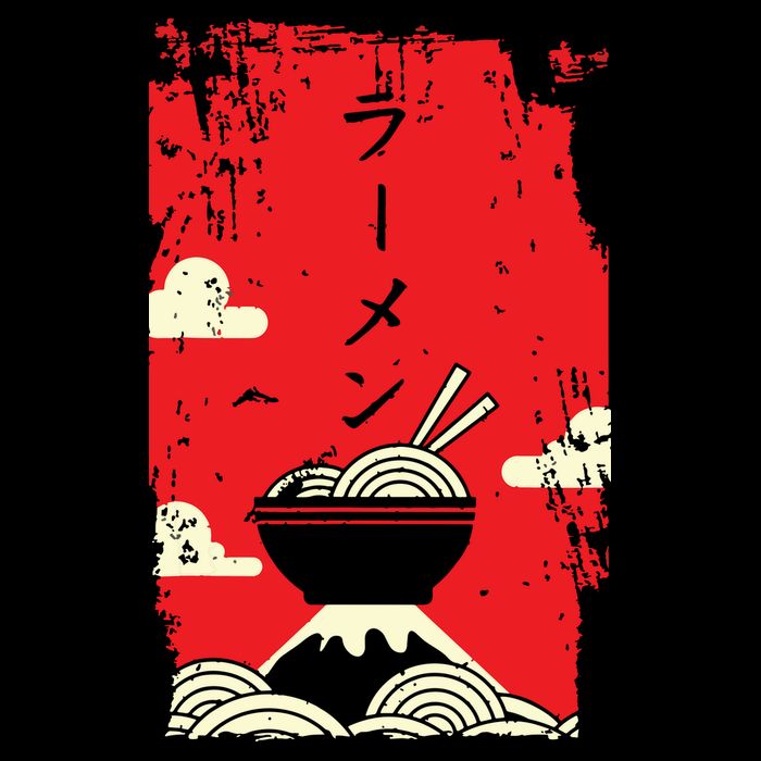 Ramen Noodles Japanese Art Cooling Performance Crew T-Shirt