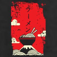 Ramen Noodles Japanese Art Adult Drive Performance Visor