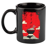 Ramen Noodles Japanese Art 11oz C Handle Ceramic Mug