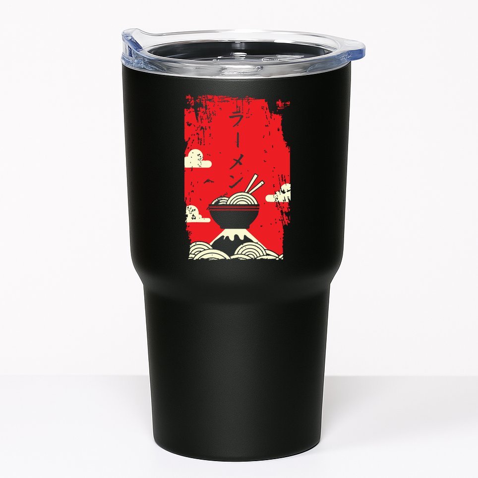 Ramen Noodles Japanese Art Tumbler