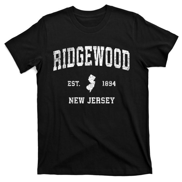 Ridgewood New Jersey Nj Vintage Sports T-Shirt