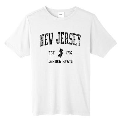 Retro New Jersey Nj T Vintage Sports Design Tall Fusion ChromaSoft Performance T-Shirt