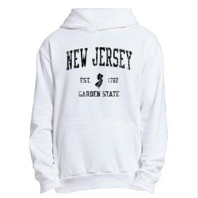 Retro New Jersey Nj T Vintage Sports Design Urban Pullover Hoodie