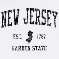 Retro New Jersey Nj T Vintage Sports Design Baby Bodysuit