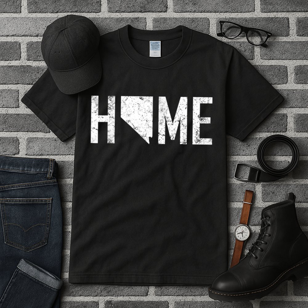 Retro Nevada Las Vegas Is Home Tall T-Shirt