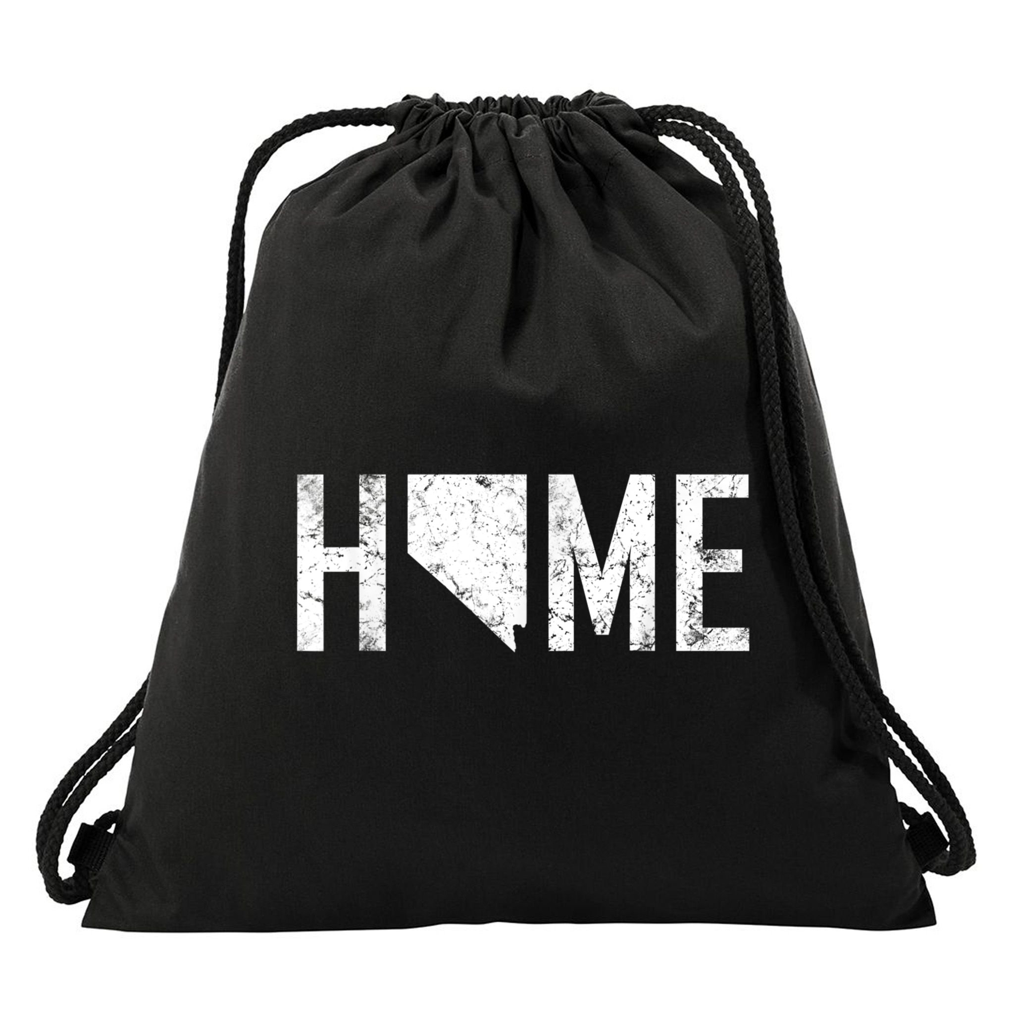 Retro Nevada Las Vegas Is Home Drawstring Bag