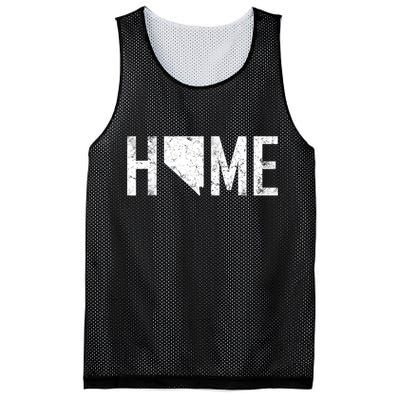 Retro Nevada Las Vegas Is Home Mesh Reversible Basketball Jersey Tank