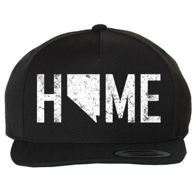 Retro Nevada Las Vegas Is Home Wool Snapback Cap